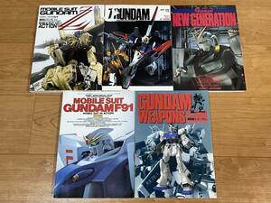  hobby Japan separate volume Z ZZ νNT-1 F91 Gundam ground for land war type Sazaby 5 pcs. set 