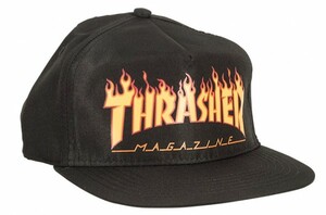 Thrasher Magazine Flame Snapback Cap