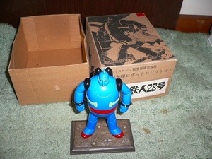  as good as new boxed Tetsujin 28 number 1 Sky blue? the first period YT-1-3800 light professional version right seal under gravel manner 