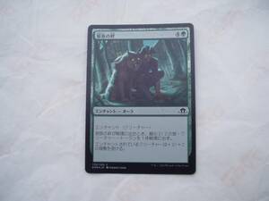 バイン　MTG 狼族の絆/Wolfkin Bond foil 日本語1枚