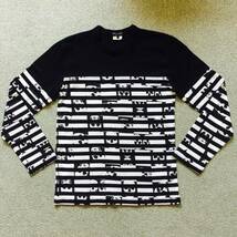 コムデギャルソンオムプリュス COMME des GARCONS HOMME PLUS 長袖Tシャツ S スカル ボーダー プリュス コムデギャルソン オムプリュス_画像1