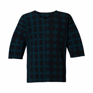 HOMME PLISSE ISSEY MIYAKE オムプリッセイッセイミヤケ 半袖Tシャツ 2サイズ プリーツ オムプリッセ イッセイミヤケ WOOD BLOCK