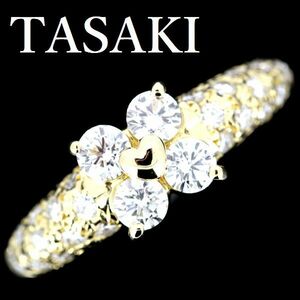  Tasaki Shinju TASAKI diamond 0.66ct ring K18