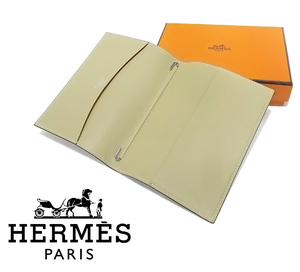 【超美品】 エルメス HERMES アジェンダPM 手帳カバー ダイアリーケース ミニ 小物 レザー 革 ベージュ メンズ レディース 箱付 シリアル有