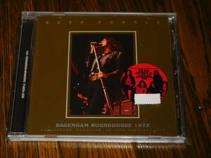 Неокрытый новый Deep Purple / Dagenham Roundhouse 1972 с первой наклейкой с нумерацией темнее, чем Blue Ritchie Blackmore Ian Gillan