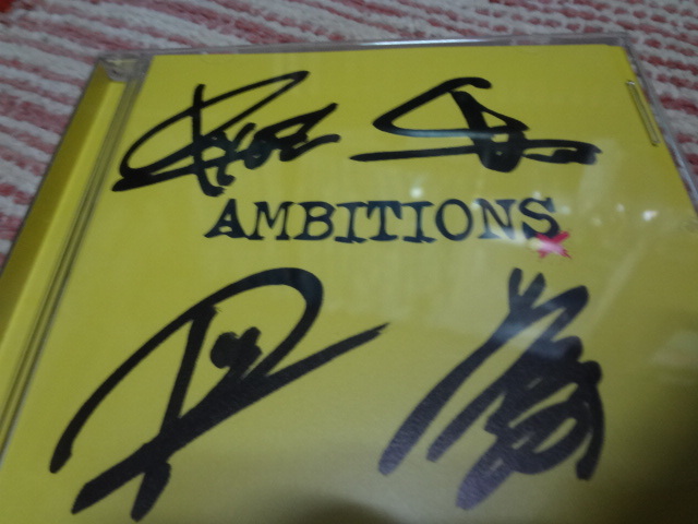 000 ONE OK ROCK AMBITIONS WORLD TOUR 2017 メンバー直筆サイン入りCD
