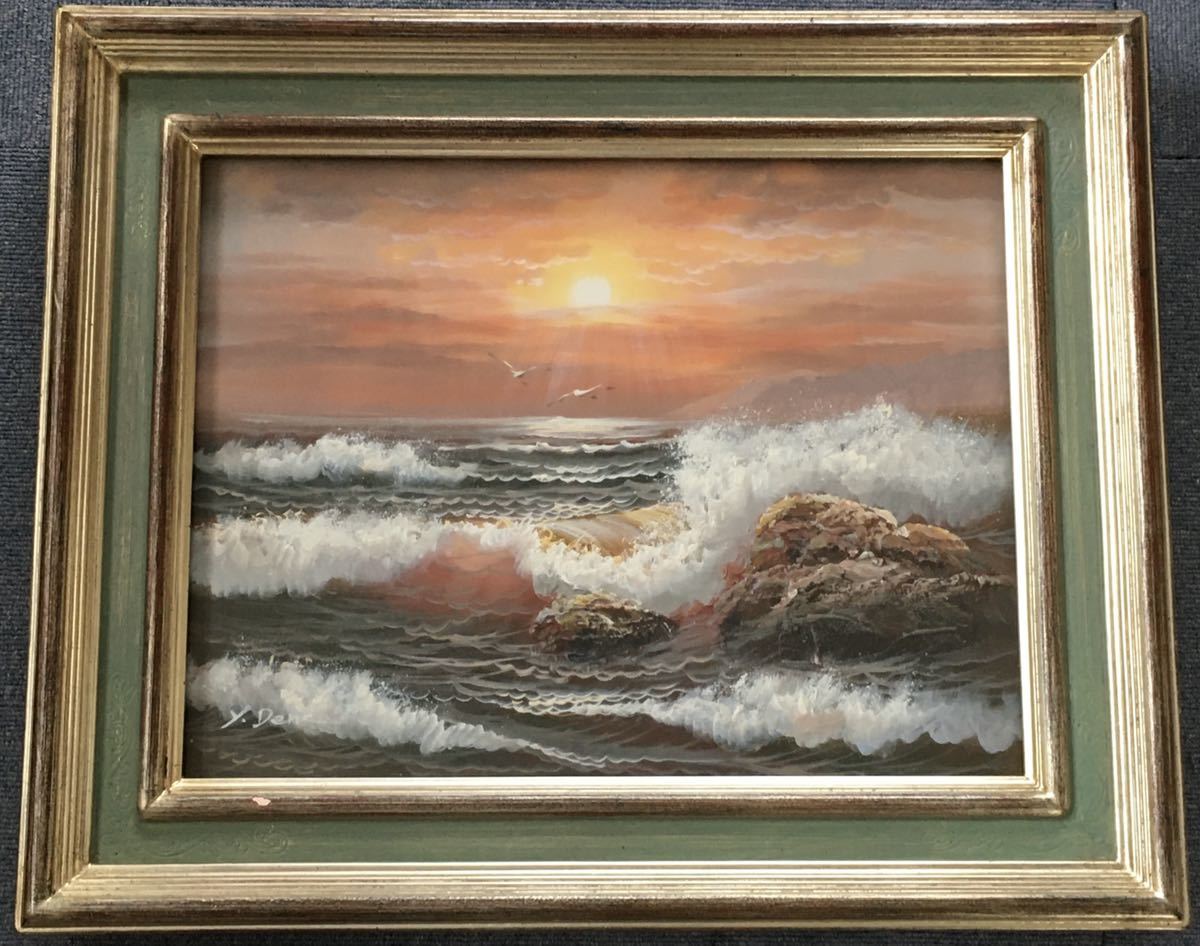 ヤフオク! -「絵画 油絵 海」(絵画) (美術品)の落札相場・落札価格 もらって嬉しい出産祝い 風景画 水彩画 清 【鈴木 】海辺 かもめ 少女 絵画/タペストリ