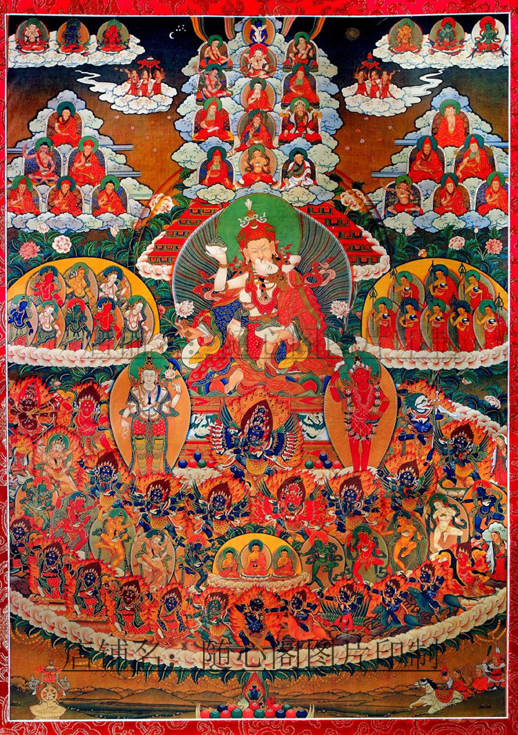 Cuadro Budista Budismo Tibetano A3 tamaño: 297 x 420 mm Mandala, Obra de arte, Cuadro, otros