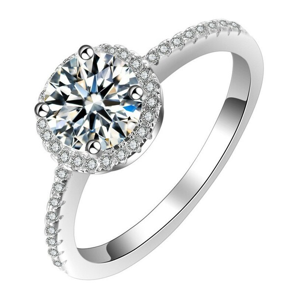 レディース　リング　2カラット　プリンセス　超大粒　指輪　婚約　高品質　プレゼント