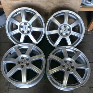 SAA SUBARU AUTO ACCESSORIES 純正ホイール 17インチ 17×7JJ OFF;+55 PCD;100-5H ハブ径;約56mm 傷や塗装剥がれあり 4本