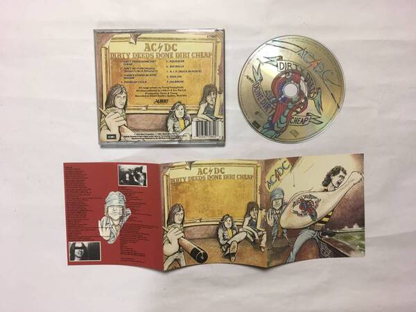 AC/DC DIRTY DEEDS DONE DIRT CHEAP オーストラリア盤 リマスター
