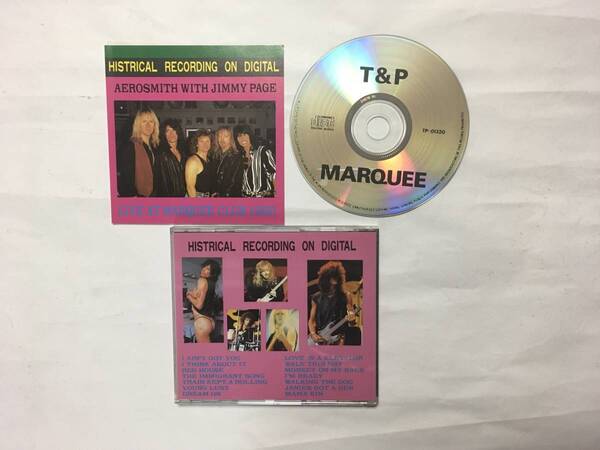 AEROSMITH WITH JIMMY PAGE LIVE AT MARQUEE CLUB 1990