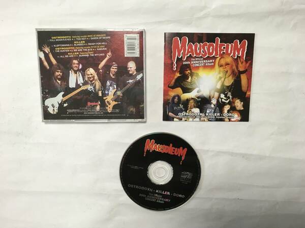 MAUSOLEUM 20TH ANNIVERSARY CONCERT DORO KILLER OSTROGOTH EU盤