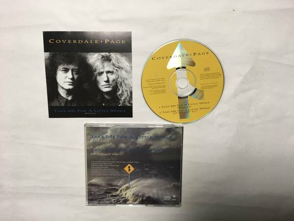 COVERDALE PAGE TAKE ME FOR A LITTLE WHILE　PROMO　US盤