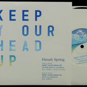 [未使用品][送料無料] Hanah Spring / KEEP YOUR HEAD UP [アナログレコード 7] 笠原瑠斗