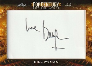 2020 LEAF POP CENTURY Bill *wai man autograph autograph card THE ROLLING STONES low ring * Stone z