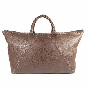 【ボッテガヴェネタ】本物 BOTTEGA VENETA ボストンバッグ イントレチャート 旅行かばん トラベル レザー メンズ レディース イタリア製の画像1