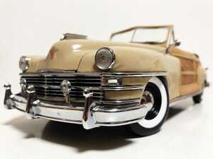 MotorCityClassics/'48 Chryslerクライスラー Town&Countyタウン&カントリー Hotrodホットロッド 1/18 絶版