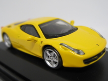 【気軽に楽しむ大人のインテリア】Ferrari 458 Italia / Yellow-1/87-思い出 夢 ノスタルジー 蘇る ☆未使用、未展示品☆即決有☆彡_画像7