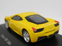 【気軽に楽しむ大人のインテリア】Ferrari 458 Italia / Yellow-1/87-思い出 夢 ノスタルジー 蘇る ☆未使用、未展示品☆即決有☆彡_画像3