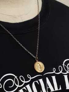  brass Mali a sama me large necklace top coin pendant 