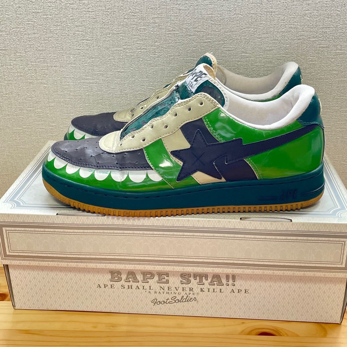 A BATHING APE BAPE STA #4 GREEN 28cm www.gwcl.com.gh