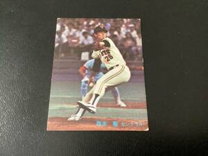 レアブロック　カルビー81年　西本（巨人）No.211　オールスター　プロ野球カード