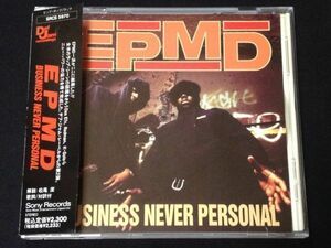 EPMD国内初盤BUSINESS NEVER PERSONAL/ERICK SERMON PMD REDMAN K-SOLO DAS EFX DJ MURO KIYO KOCO MISSIE SHU-G CELORY PETE ROCK PREMIER