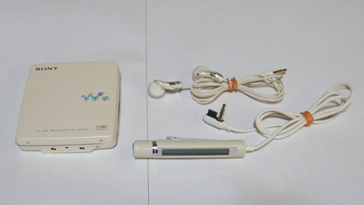 動作品 ソニーhi-MDウォークマンMZ-EH50シルバー 即落札オマケあり