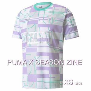 PUMA SEASON プーマ ZINE ジャージ ー Tシャツ ホワイト XS