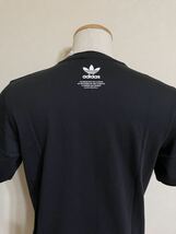 【新品】 adidas originals アディダス オリジナルス トレフォイル 聖火ロゴ Tシャツ トップス サイズM 半袖 黒 GK5906_画像4