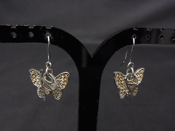 ヤフオク! -「バタフライピアス」(クリスチャン・ディオール ...