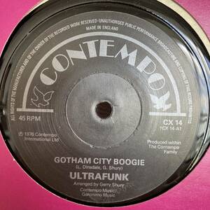 Ultrafunk - Gotham City Boogie / Sunrise (From Car Wash) 12 INCH