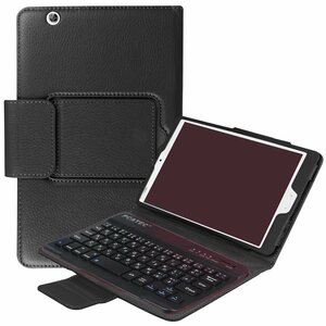 docomo dtab Compact d-01J/Huawei MediaPad M3 8.4専用レザーケース付き Bluetooth キーボード☆日本語入力対応☆ブラック