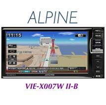 即決◎ALPINE アルパイン SDナビ /VIE-X007WB TV地デジフルセグ/Bluetooth/USB/スマホ_画像1