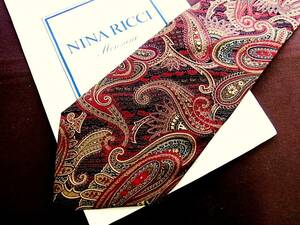 0^o^0ocl!rb3335 beautiful goods [peiz Lee * plant ] Nina Ricci necktie 