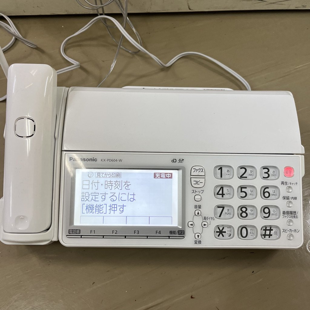 新発売 パナソニック おたっくす デジタルコードレスFAX ホワイト KX