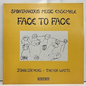 ■即決 FREE/SPIRITUAL Spontaneous Music Ensemble / Face to Face efj0555 英オリジナル John Stevens Trevor watts