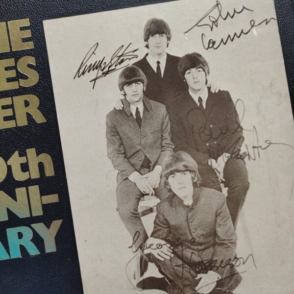 BEATLESレコードサイン入りレコード2枚