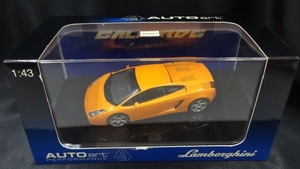 ★未使用 1/43 AUTOart Lamborghini Gallardo ランボルギーニ ガヤルド orange オートアート