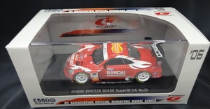 ★未使用 EBBRO エブロ 1/43 SUPER GT500 2006 No.35 BANDAI DIREZZA SC430 ミニカー