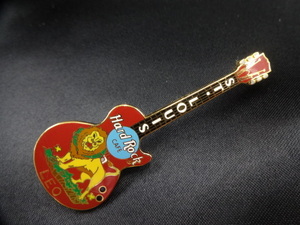 ★HRC Hard Rock CAFE/ハードロックカフェ St. Louis/セントルイス LEO ギターピン ピンズ/ピンバッジ guitarPIN グッズ