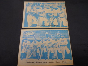 ★当時物 1978 TCMA 1941 Brooklyn Dodgers/ブルックリン・ドジャース トレカ 1978 TCMA Ltd. 39/40 集合写真