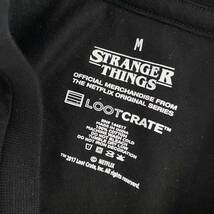 STRANGER THINGS ストレンジャーシングス Tシャツ M ブラック Netflix ネットフリックス ELEVEN 海外ドラマ キャラクター ロゴ_画像4