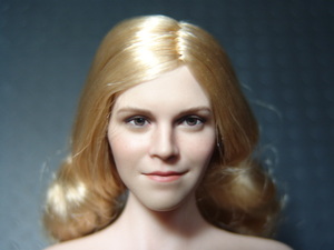 [ head ]1/6 doll parts :VERYCOOL made : pretty woman head parts :C( gold .* wave )