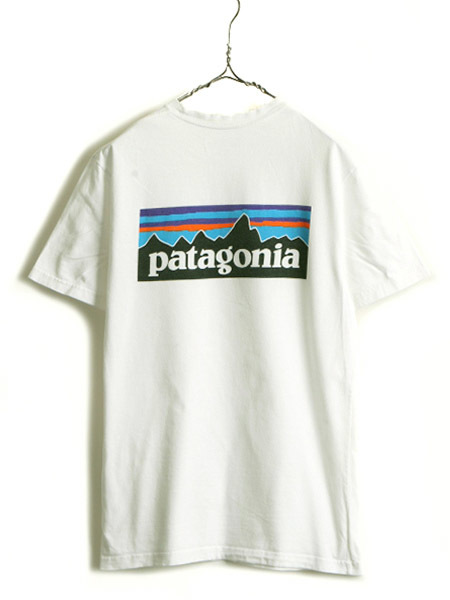 希少サイズ S □ 17年製 パタゴニア プリント 半袖 Tシャツ メ