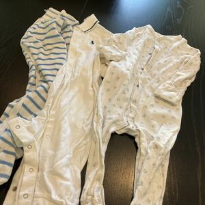  Ralph Lauren Petit Bateau rompers set 