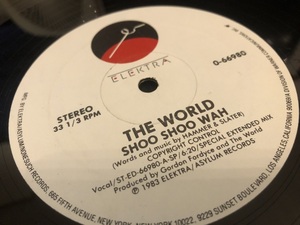 12”★The World / Shoo Shoo Wah / シンセ・ポップ・ディスコ！！