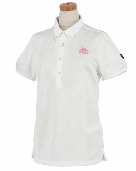 新品未使用タグ付 kappa golf レディースゴルフウェア 花柄 ポロシャツSサイズ