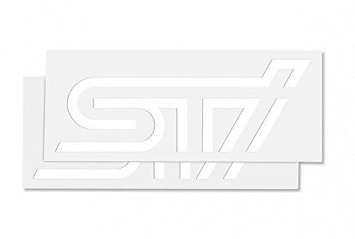 スバル STI【ステッカーA(ホワイト)】2枚入り STSG14100260